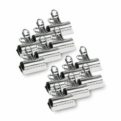 X-ACTO Bulldog Clips, Jumbo, Nickel, 12/Box