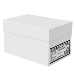 Xerographic Copy Paper, White, Letter (8.5" x 11"), 5000 Sheets Per Case, 20 Lb, 92 Brightness, 92 Brightness