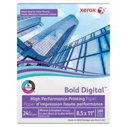 Xerox Bold Digital Printing Paper, Letter Size (8 1/2