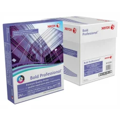 Xerox Bold Professional Premium Quality Inkjet Or Laser Paper, 5 Reams, Letter Size, Ream Of 500 sheets, 24 Lb, 98 Brightness - 3R13038-CS