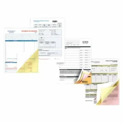 Xerox Revolution Premium Digital Carbonless Laser Paper, White/Canary/Pink/Goldenrod, Letter, 20 Lb, 92 Brightness, 1250 Total, 125 Sets/Ream