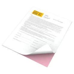 Xerox Revolution Premium Digital Carbonless Laser Paper, White/Pink, Letter (8 1/2