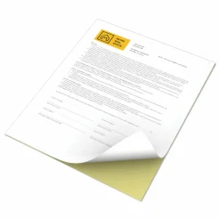 Xerox Revolution Premium Digital Carbonless Laser Paper, White/Canary, Letter (8 1/2
