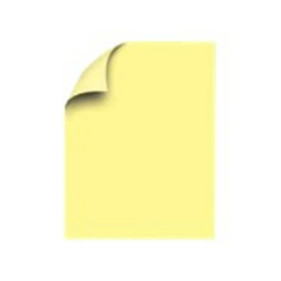 Xerox Vitality Colors Multi-Use Printer & Copy Paper, 1 Ream, Yellow, Letter (8.5" x 11"), 500 Sheets Per Ream, 20 Lb, 30% Recycled