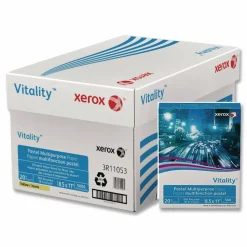 Xerox Vitality Colors Multi-Use Printer & Copy Paper, 1 Ream, Yellow, Letter (8.5