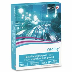 Xerox Vitality Colors Multi-Use Printer & Copy Paper, 1 Ream, Goldenrod, Letter (8.5