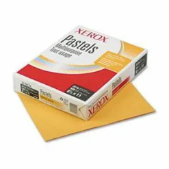 Xerox Vitality Colors Multi-Use Printer & Copy Paper, 1 Ream, Goldenrod, Letter (8.5