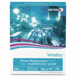 Xerox Vitality Colors Multi-Use Printer & Copy Paper, 1 Ream, Goldenrod, Letter (8.5