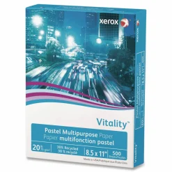 Xerox Vitality Colors Multi-Use Printer & Copy Paper, 1 Ream, Goldenrod, Letter (8.5