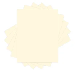 Xerox Vitality Colors Pastel Multi-Use Printer & Copy Paper, 10 Reams, Ivory, Letter (8.5" x 11"), 5000 Sheets Per Case, 20 Lb, 30% Recycled