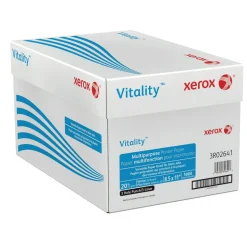 Xerox Vitality 3-Hole Punched Multi-Use Printer & Copy Paper, White, Letter (8.5