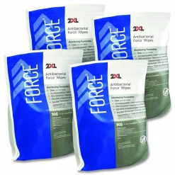 2XL FORCE Disinfecting Wipes Refill, 1-Ply, 6 x 8, Unscented, White, 900/Pack, 4 Packs/Carton