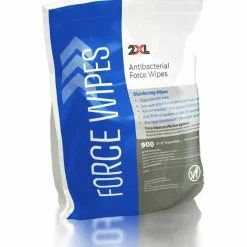 2XL FORCE Disinfecting Wipes Refill, 1-Ply, 6 x 8, Unscented, White, 900/Pack, 4 Packs/Carton