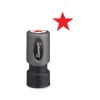 Xstamper Pre-Inked Star Shape Stamp, 65% Recycled, 100000 Impression, Red