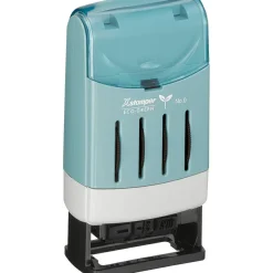 Xstamper Small Type Line Daters Stamp, 66% Recycled, 100000 Impressions, Black