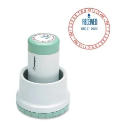 Xstamper XpeDater Two-Color Rotary Stamp, Time