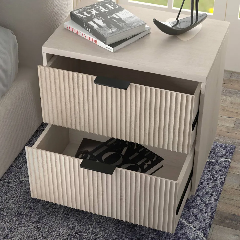 Yarden 24" Wide Rectangular Nightstand in Alder White