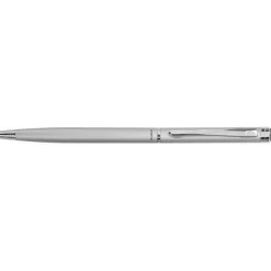 Zebra StylusPen Twist Ballpoint Pen/Stylus, Silver