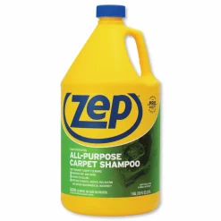 Zep All-Purpose Carpet Shampoo - Concentrate - 128 fl oz (4 quart) - Heavy Duty - Blue - 4 / Carton