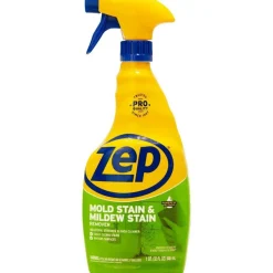 Zep Commercial Mold Stain and Mildew Stain Remover, 32 oz Spray Bottle, 12/Carton