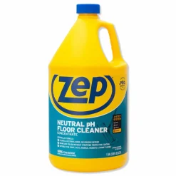 Zep Concentrated Neutral Floor Cleaner - Concentrate - 128 fl oz (4 quart) - Blue - 4 / Carton