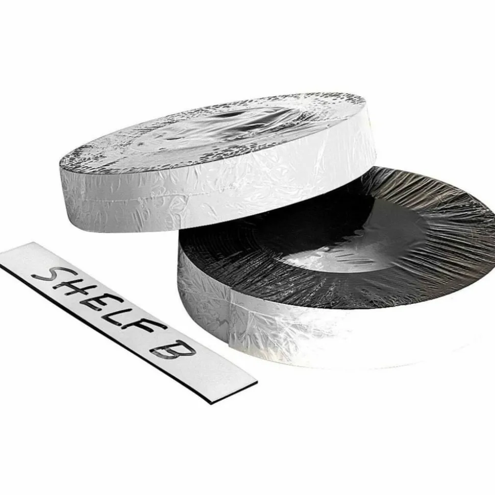 Zeus Magnetic Labeling Tape, 1" x 50', White
