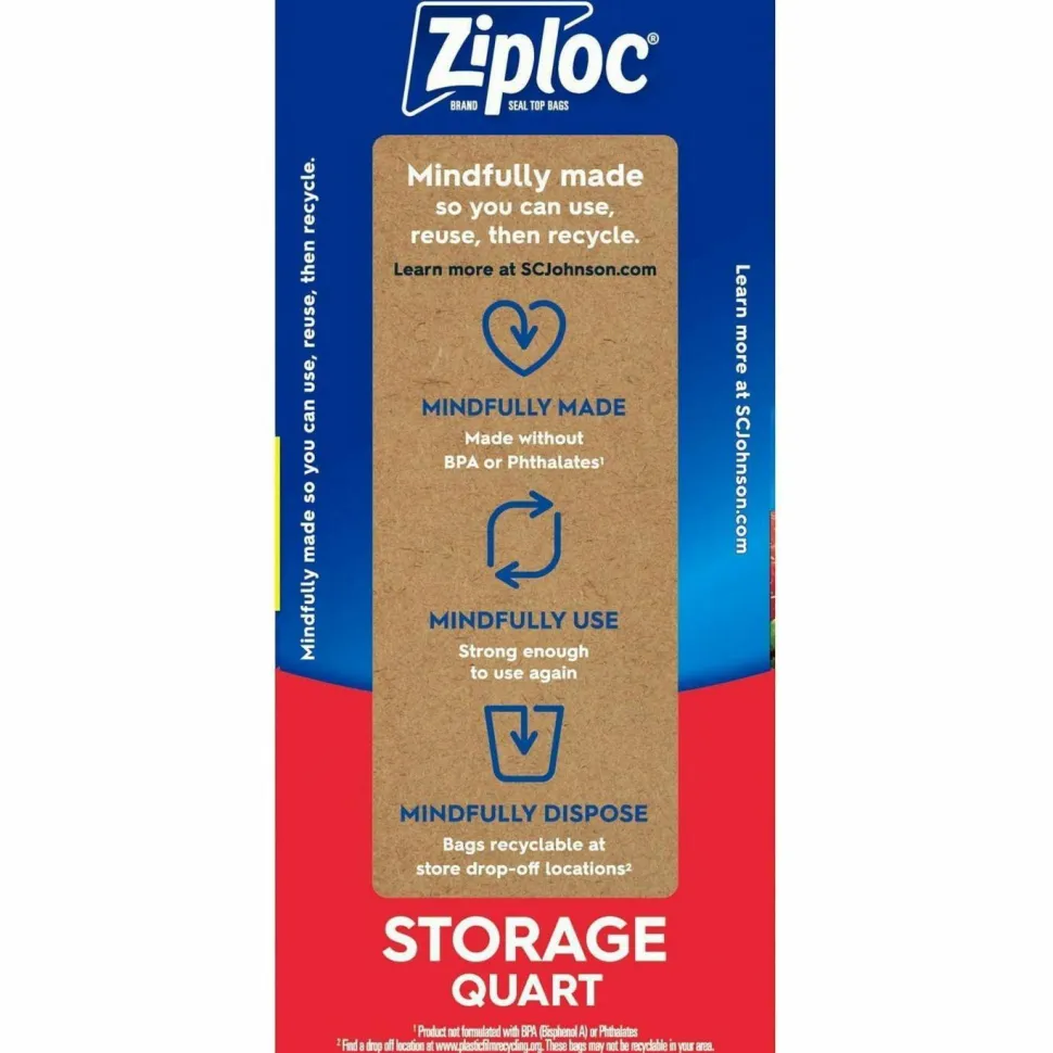 Ziploc Stand-Up Storage Bags