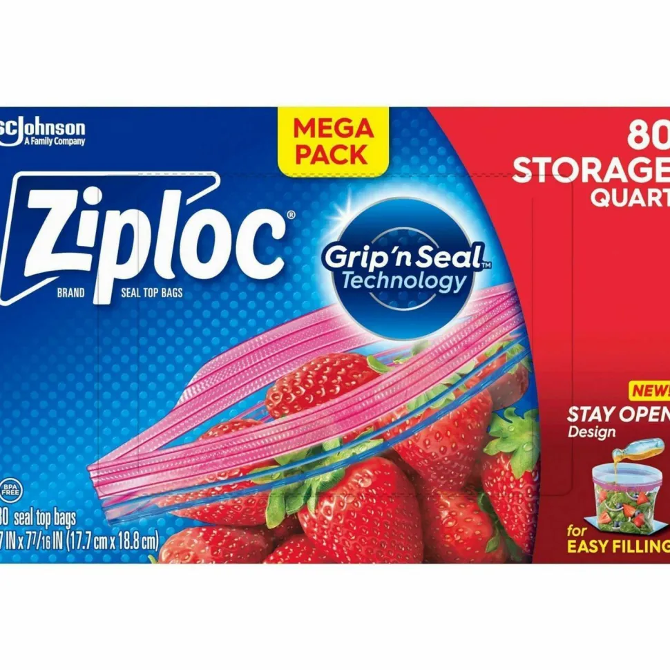 Ziploc Stand-Up Storage Bags