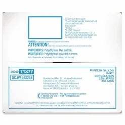 Ziploc Freezer And Storage Bags, 1 Gallon, Box Of 250 Bags