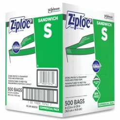 Ziploc Resealable Sandwich Bags, 6.5