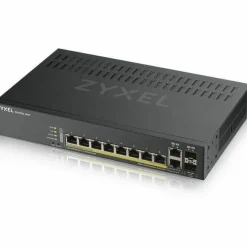 ZYXEL GS1920-8HPv2 8-Port Gigabit Smart Nebula Cloud Managed PoE Switch | 8 PoE+ Ports at 130W with 2 SFP Uplinks